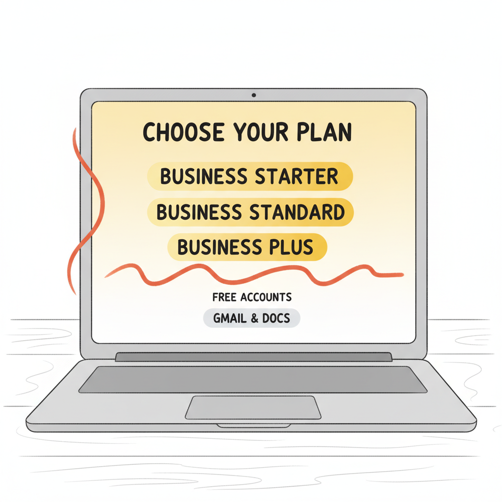 Google Workspace plan tiers showing which plans support the co-presenter feature for presentations.